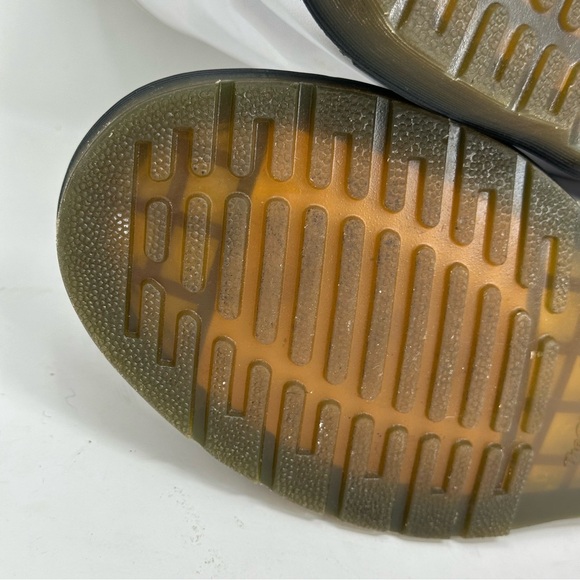 Dr. Martens *1460 Flat White Combat Boots - WHITE & BLACK - Picture 12 of 12